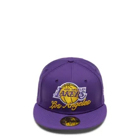 59FIFTY LOS ANGELES LAKERS DUAL LOGO FITTED CAP