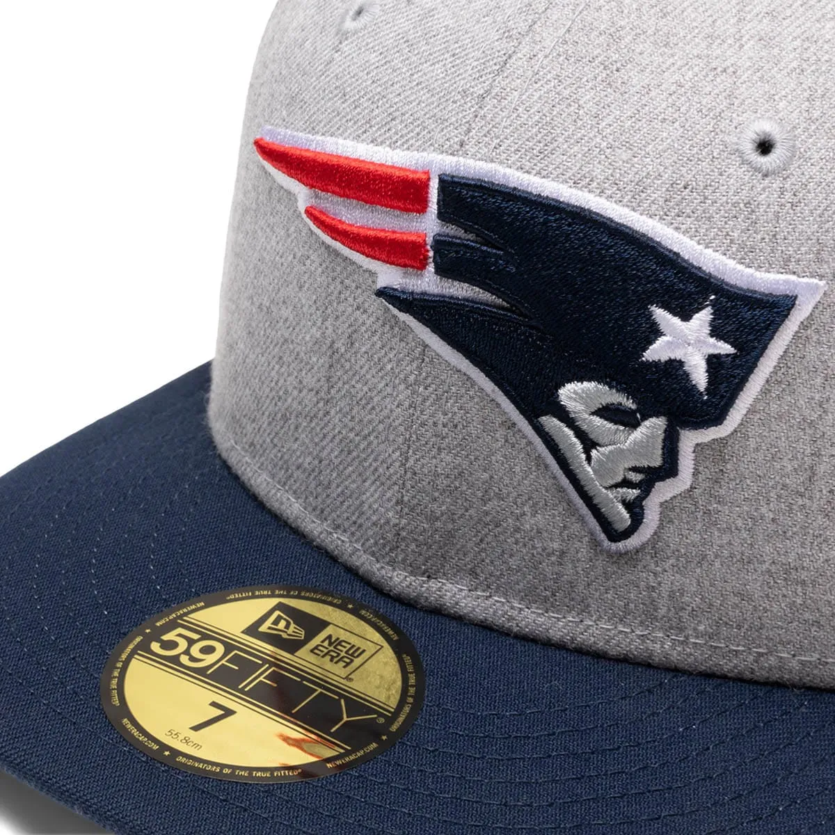 59FIFTY NEW ENGLAND PATRIOTS HEATHER FITTED HAT