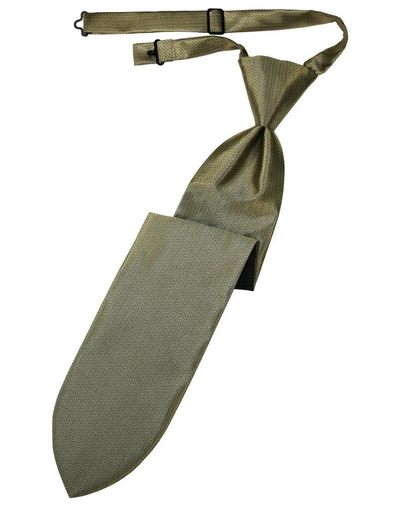 Bamboo Herringbone Necktie