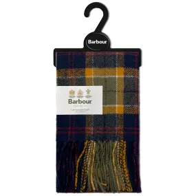 Barbour Tartan Lambswool Scarf - Green/Navy/Red