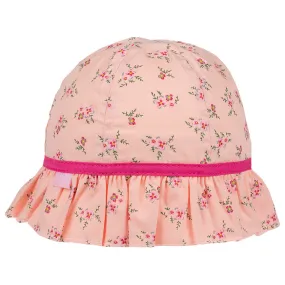 Beautiful Floral Print -Infant Girl Maxi Hat 0-18 Months