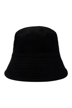 Black Reversible Corduroy Bucket Hat