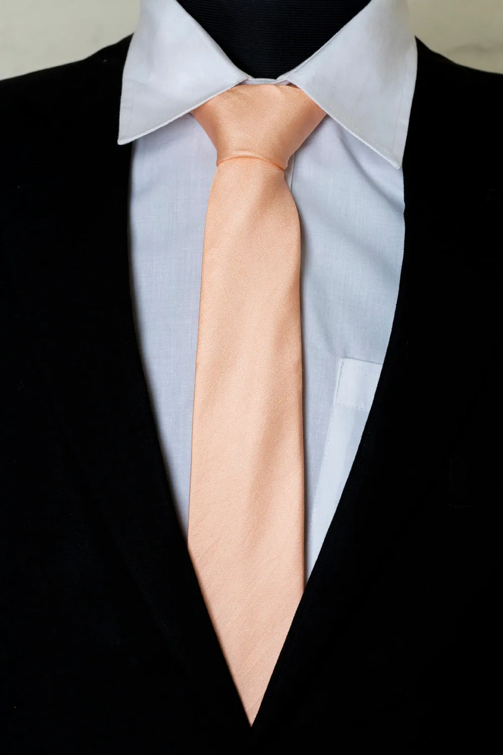 Chokore Peach Silk Tie - Solids range