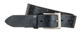 Embrazio Perforata Curved Hand Made Women's Navy, Gray or Red Belt