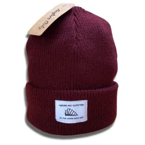 'Fin Up' Beanie - Burgundy