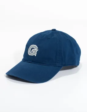 GEORGETOWN UNIVERSITY NEEDLEPOINT HAT - NAVY