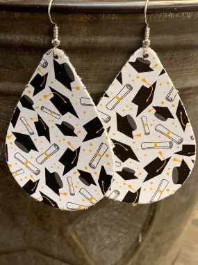 Grad Caps Earrings