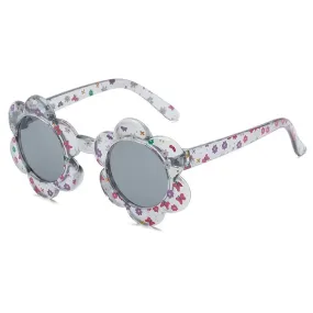 Kids Clear and Bright Flower Multi Colour Sunglasses