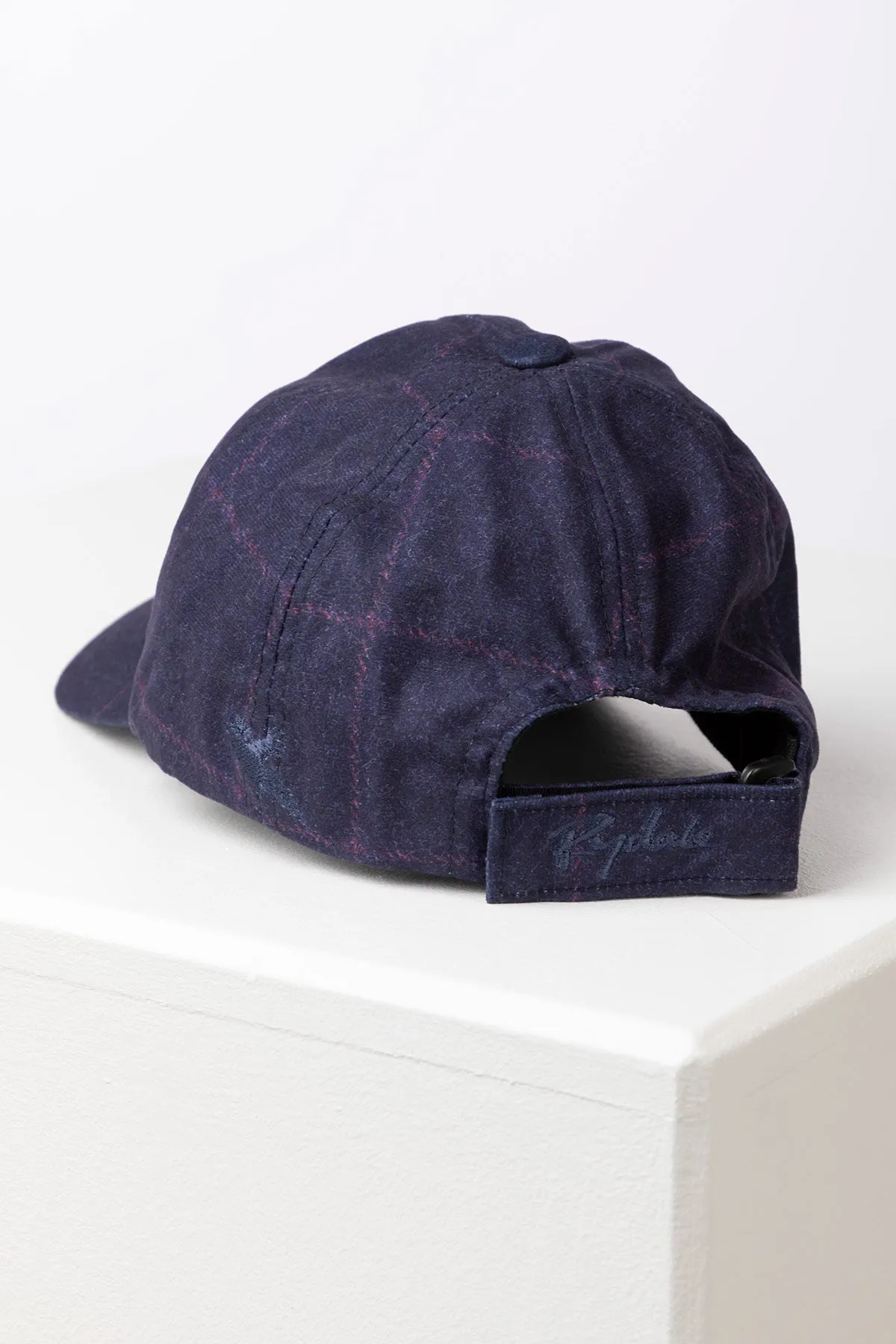 Ladies Tweed Print Baseball Cap - Danby