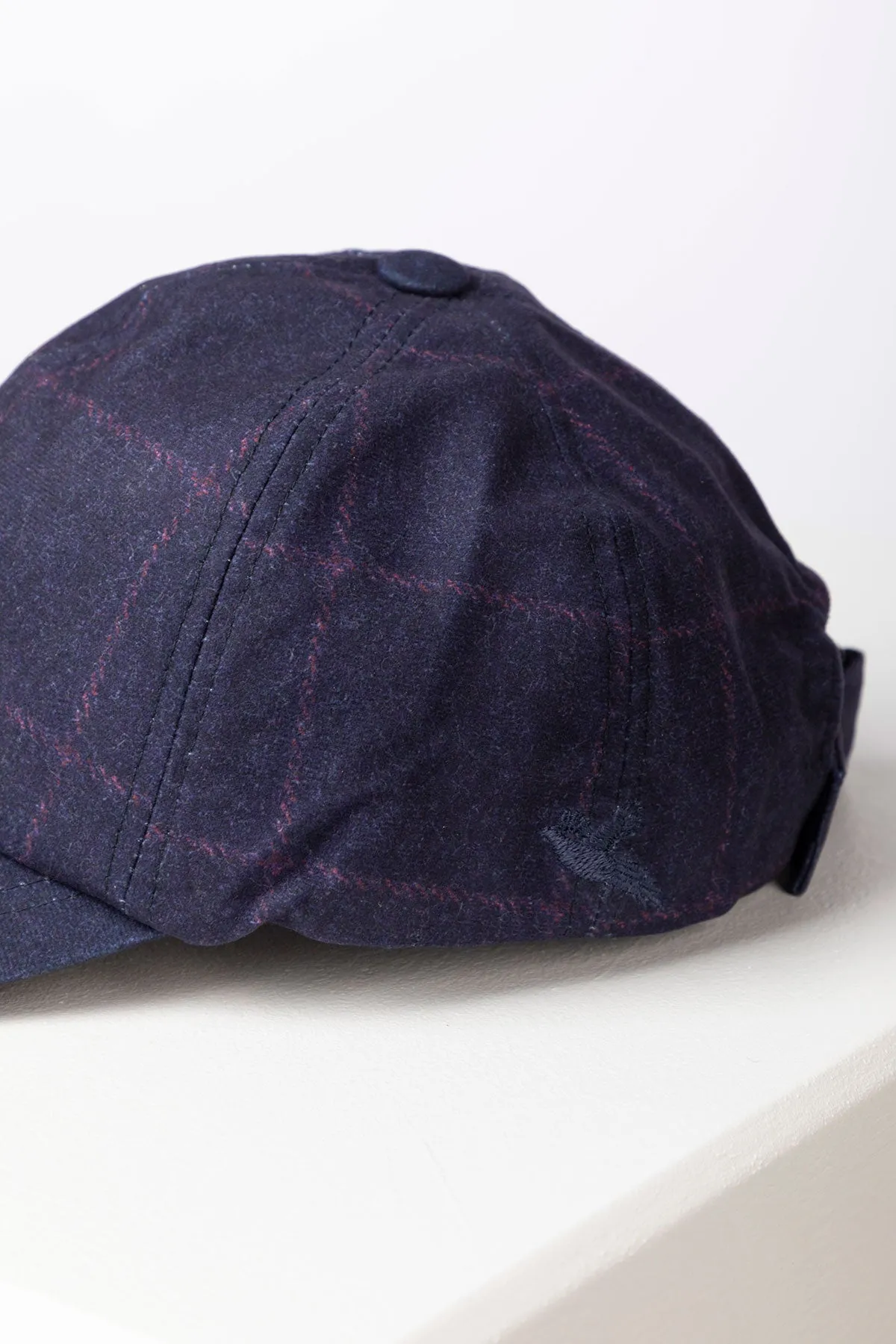 Ladies Tweed Print Baseball Cap - Danby