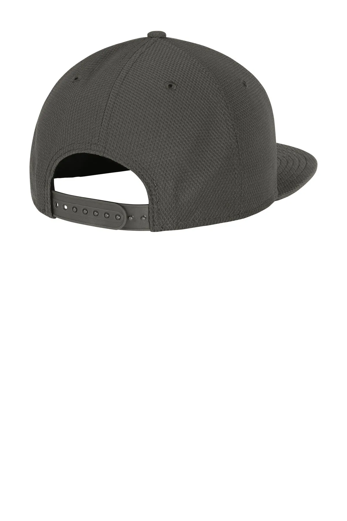 New Era Original Fit Diamond Era Flat Bill Snapback Cap. NE404