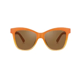 Polarized Bendable Adult Wayfarer Sunglasses - Sienna Ombre