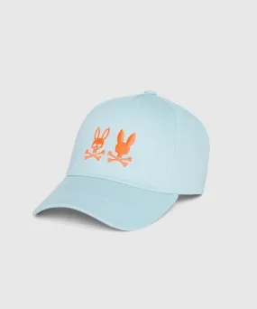 Psycho Bunny Kingwood Embroidered Baseball Cap - Seafoam