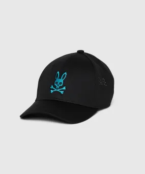 Psycho Bunny Mercer Baseball Sport Cap - Black